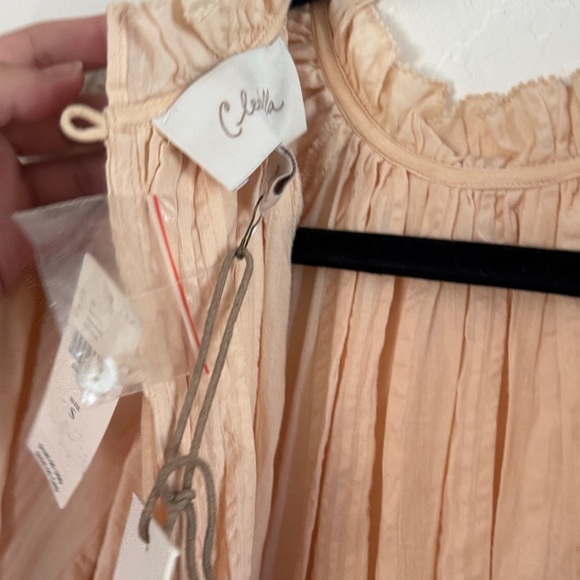 Cleobella Elegant Peach Long Sleeve Dress - Picture 3 of 4